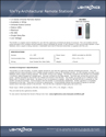 AI1001 ARCHITECTURAL INFRARED HANDHELD REMOTE STATION AND SPECIALTY INTERFACE
