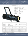 FXLE1530W Lighting Fixtures - LED based Ellipsoidal Spot