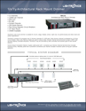 RA121 Unity Architectural Rack Mount Dimmer - Compact installations