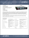 RD121 Rack Mount Dimming